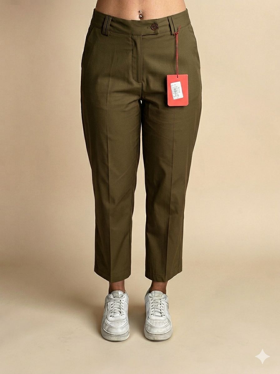 Pantaloni in cotone tessuto brayan