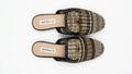 Sabot Flat in Rafia Intrecciata con