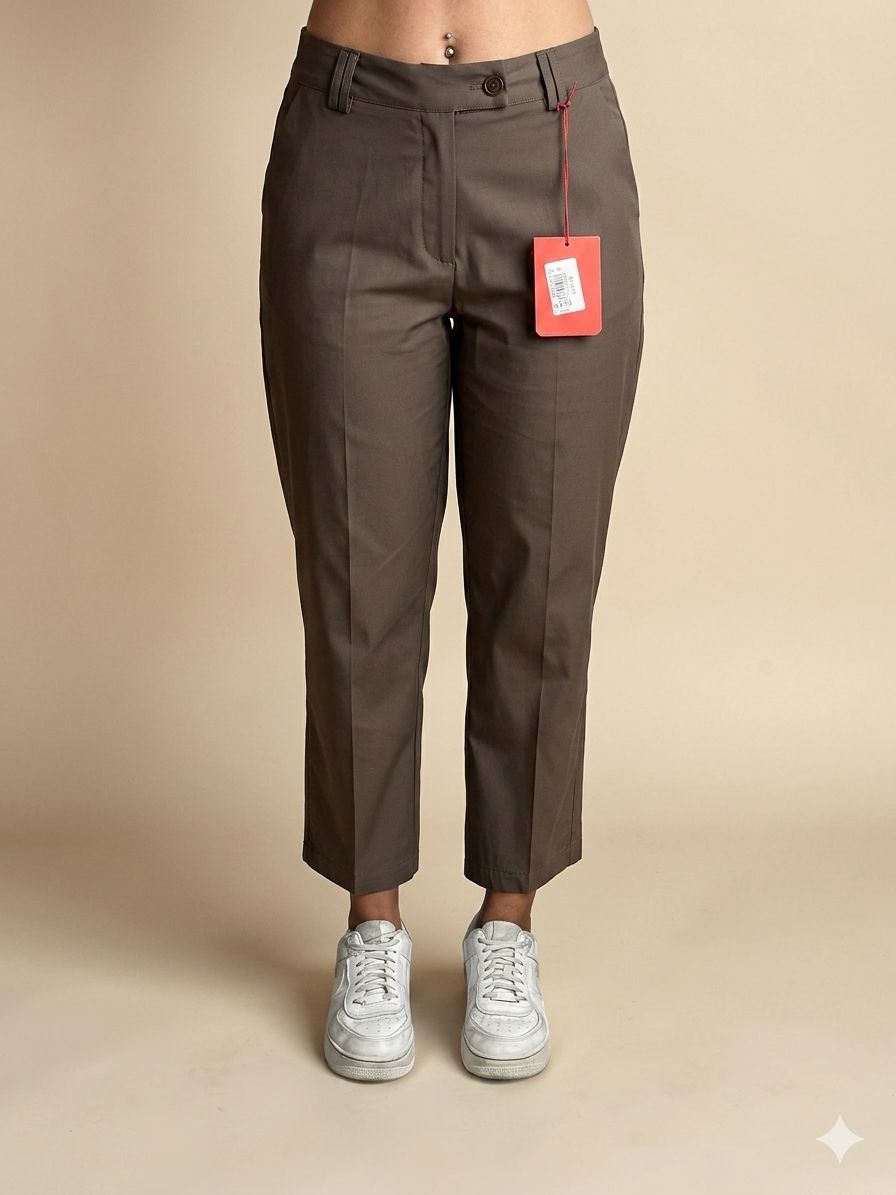 Pantaloni in cotone tessuto brayan