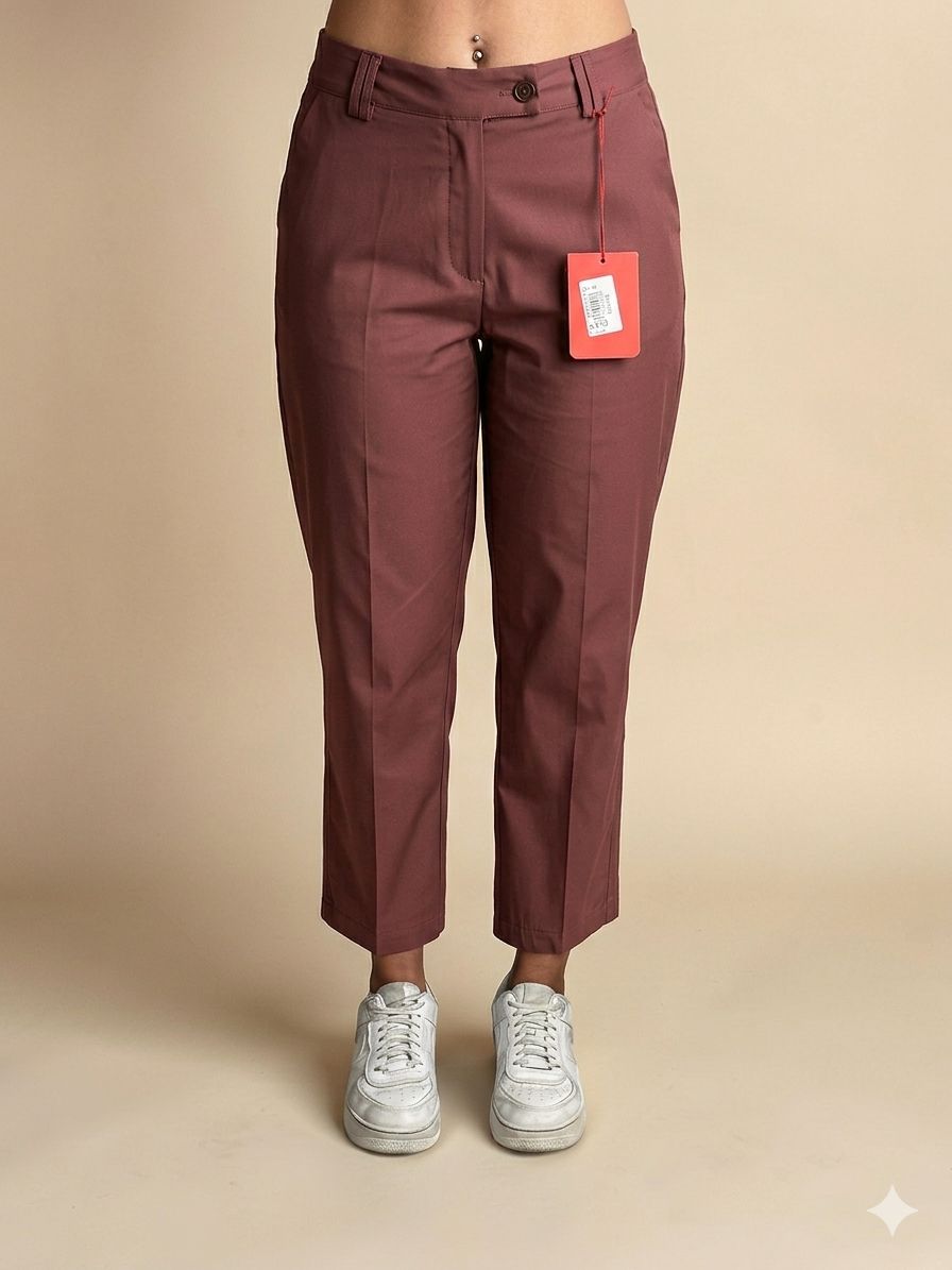 Pantaloni in cotone tessuto brayan
