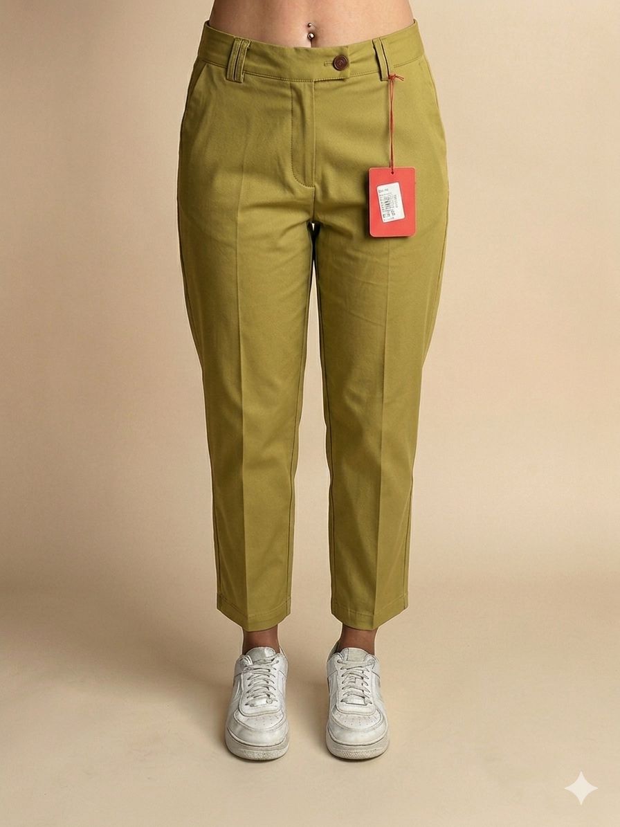 Pantaloni in cotone tessuto brayan